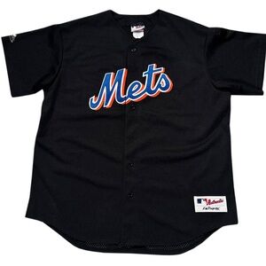Vintage Majestic New York Mets Black Spring Training Jersey (Size XL)